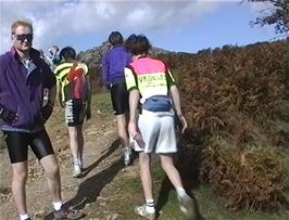 Climbing to Bell Tor, number seven
